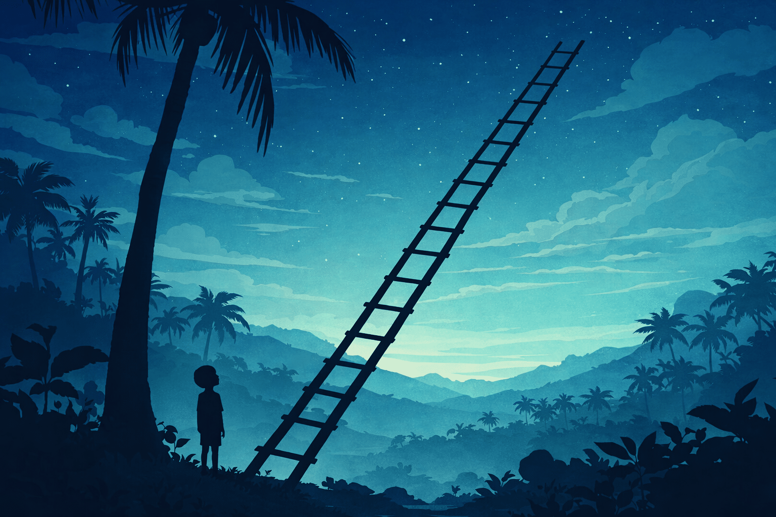 ​ആകാശത്തിലേക്ക്‌ ചാരി വെച്ച ഏണി